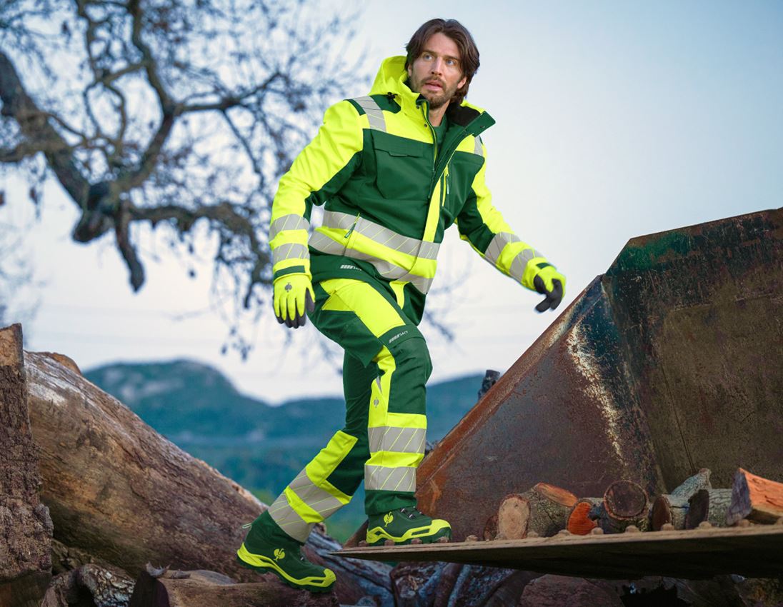 Thèmes: Veste softshell de signal. d'hiver e.s.motion 24/7 + vert/jaune fluo 3