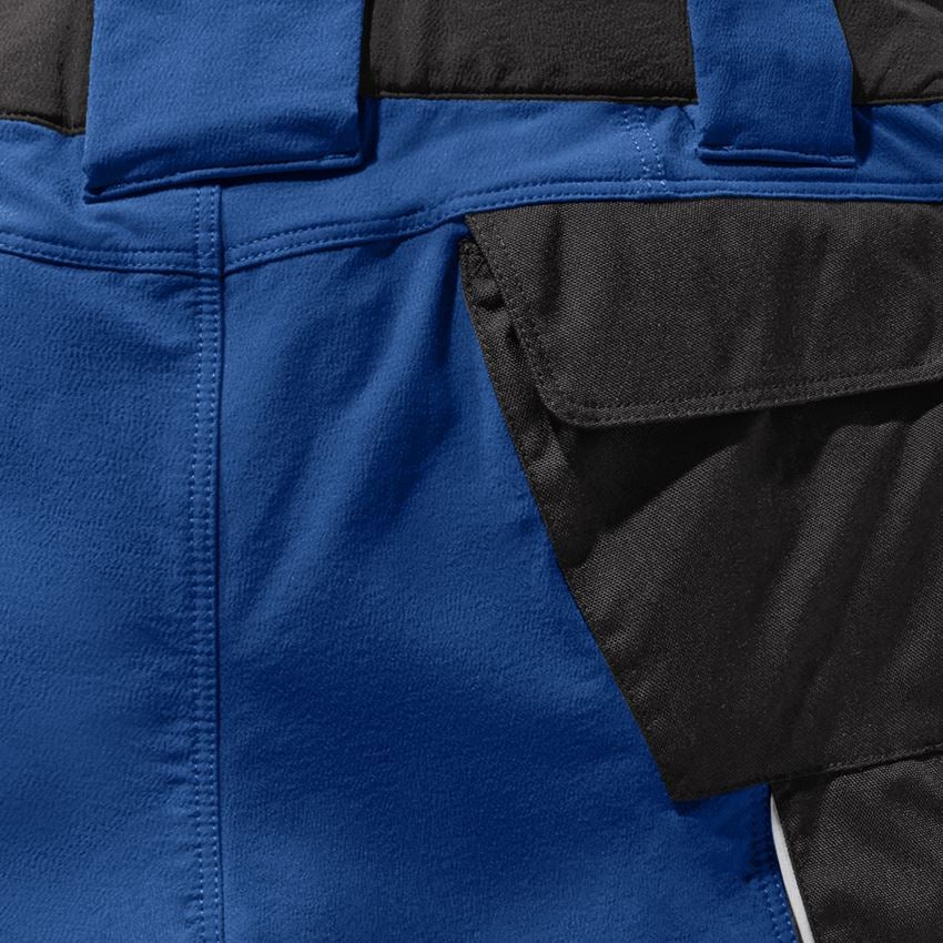 Pantalons de travail: Short fonctionnel e.s.dynashield + bleu royal/noir 2