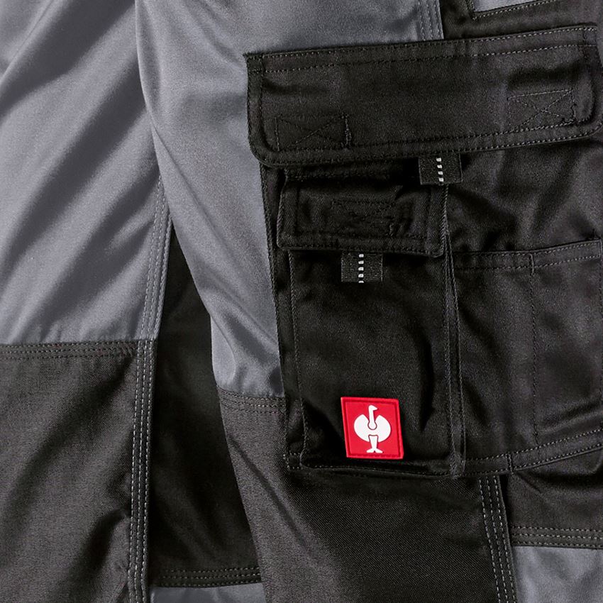 Horti-/ Sylvi-/ Agriculture: Pantalon à taille élastique e.s.image + gris/noir 2