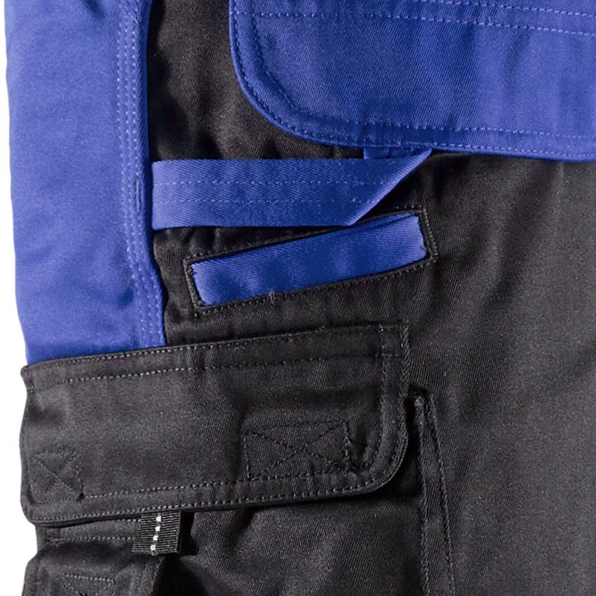 Horti-/ Sylvi-/ Agriculture: Pantalon à taille élastique e.s.image + bleu royal/noir 2