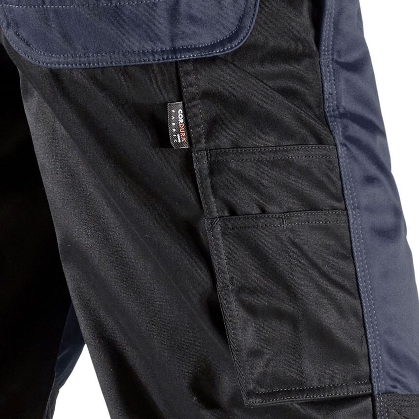 Horti-/ Sylvi-/ Agriculture: Pantalon à taille élastique e.s.image + bleu foncé/noir 2