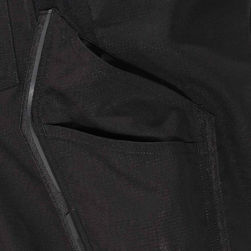 Installateurs / Plombier: Pantalon à taille élastique d'hiver e.s.vision + noir 2