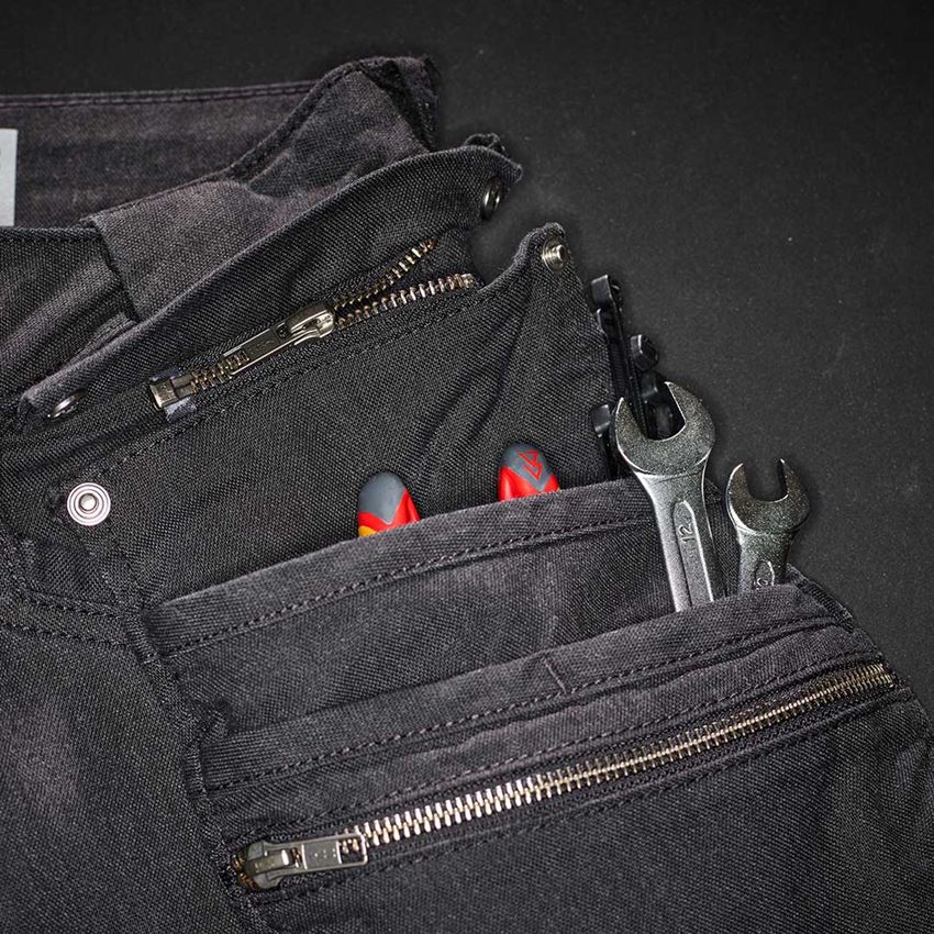 Installateurs / Plombier: Pantalon à taille élastique holster e.s.vintage + noir 2