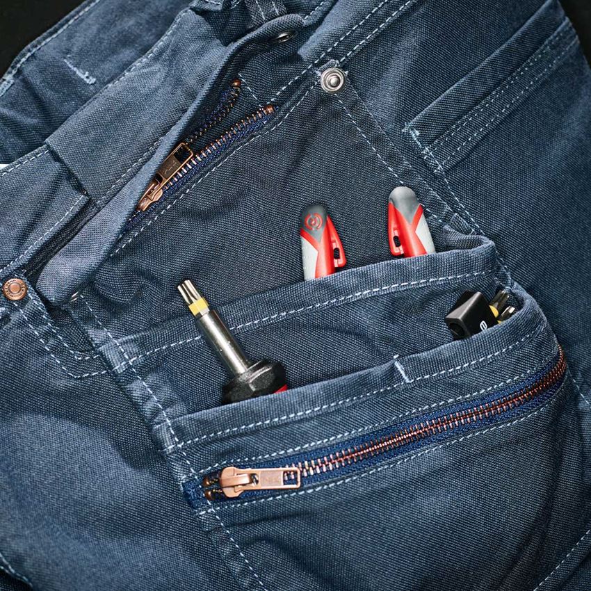 Installateurs / Plombier: Pantalon à taille élastique holster e.s.vintage + bleu arctique 2