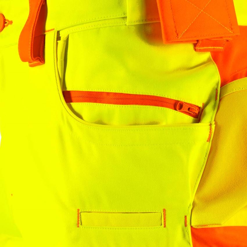 Pantalons de travail: Short fluorescent e.s.motion 2020 + jaune fluo/orange fluo 2