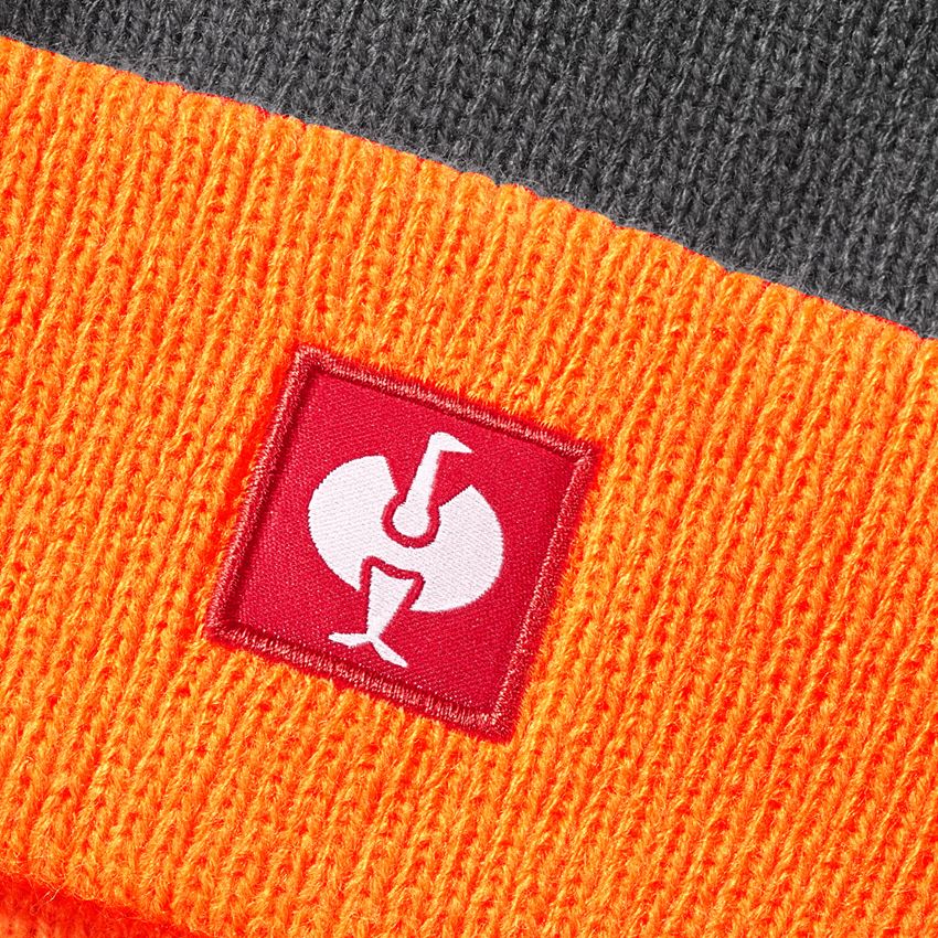 Accessoires: Bonnet tricoté e.s.motion 24/7 + anthracite/orange fluo 2