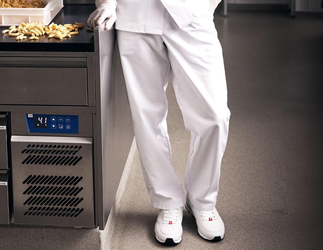 Pantalons de travail: Pantalon professionnel HACCP + blanc