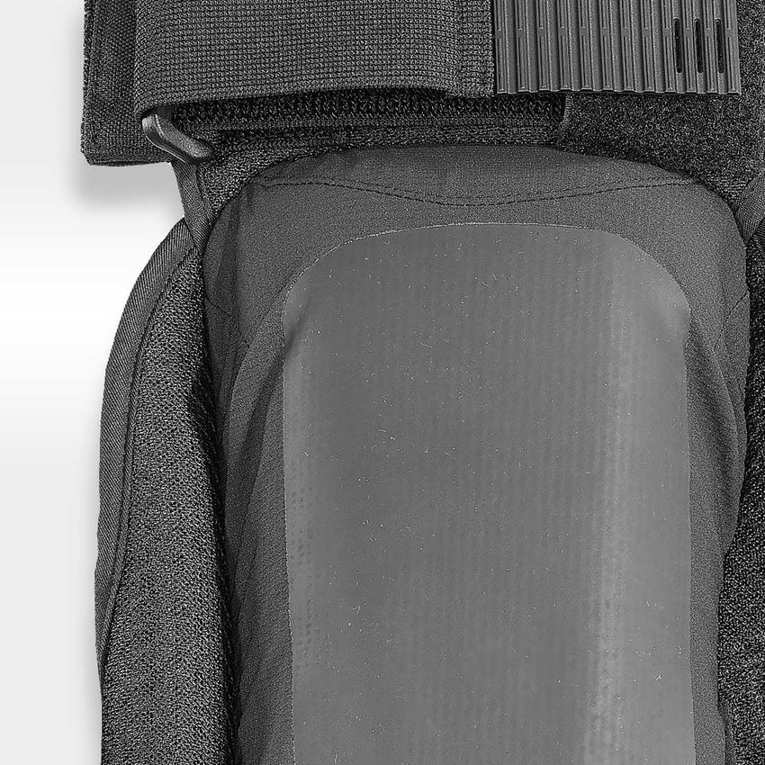 Arbeitsschutz: e.s. Kniepolstertasche Pro-Comfort, rough + schwarz/schwarz 2