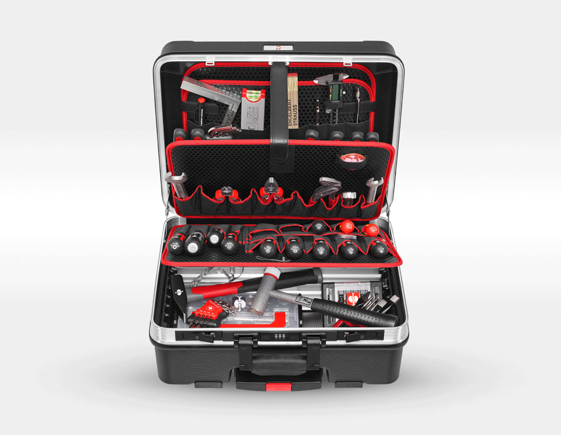 Werkzeugkoffer: Werkzeug-Set Metall inklusive Werkzeugkoffer