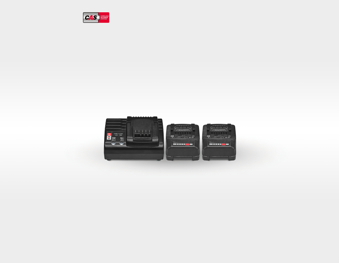 STRAUSSbox System: Werkzeug-Set Allround + 18,0V Akku-Multi-Schrauber + schwarz 10