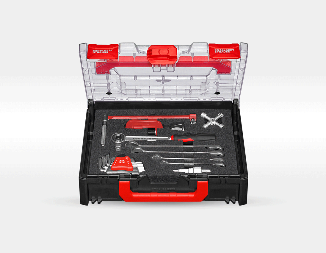 Outils: Set d'outils STRAUSSbox 215 midi Install. Classic 1
