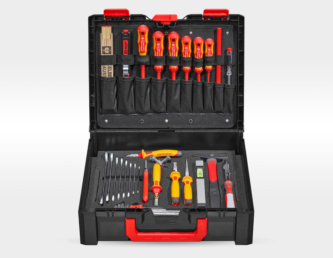 Werkzeuge: STRAUSSbox Werkzeug-Set 215 midi Elektro Profi 1