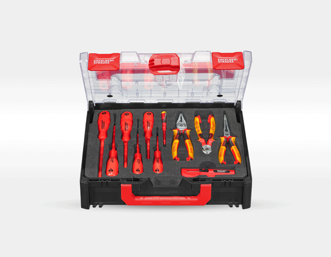 Werkzeuge: STRAUSSbox Werkzeug-Set 215 midi Elektro Classic 1