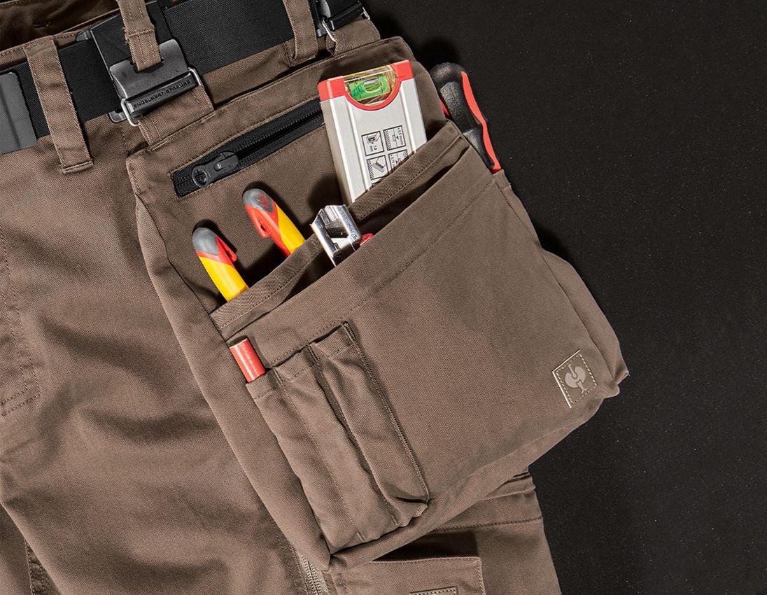 Accessoires: Sacoche à outils e.s.motion ten + brun cendré