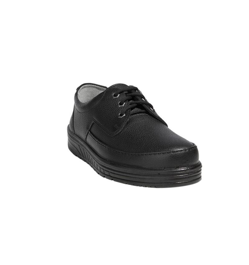 Cuisinier / Restauration / Service: ABEBA O2 Hommes Chaussures à lacets Kai + noir 1