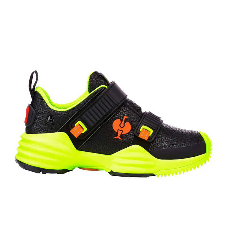 Chaussures pour enfants: Chaussures Allround e.s. Waza, enfants + noir/jaune fluo/orange fluo 2