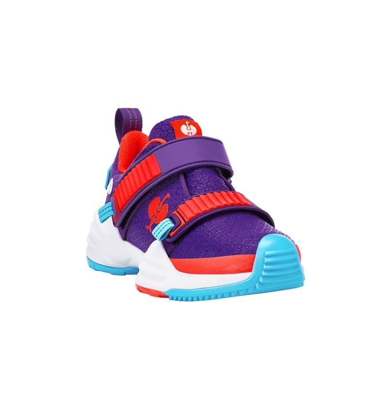 Chaussures: Chaussures Allround e.s. Waza, enfants + raisin/cyan clair/rouge fluo 3