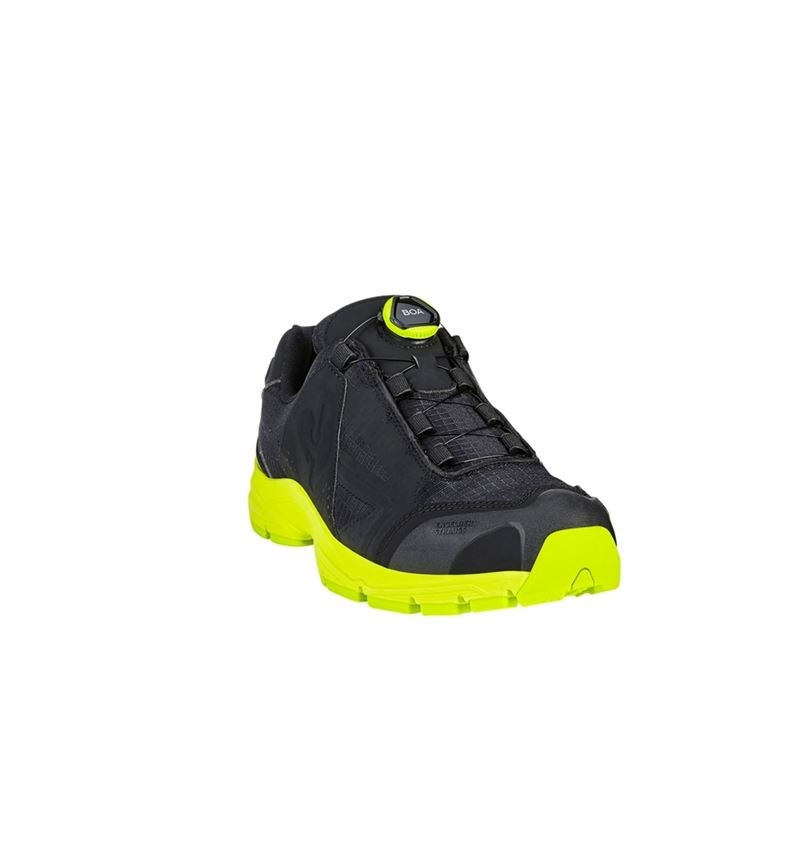 O1: O1 Chaussures de travail e.s. Corvids II low + noir/jaune fluo 3
