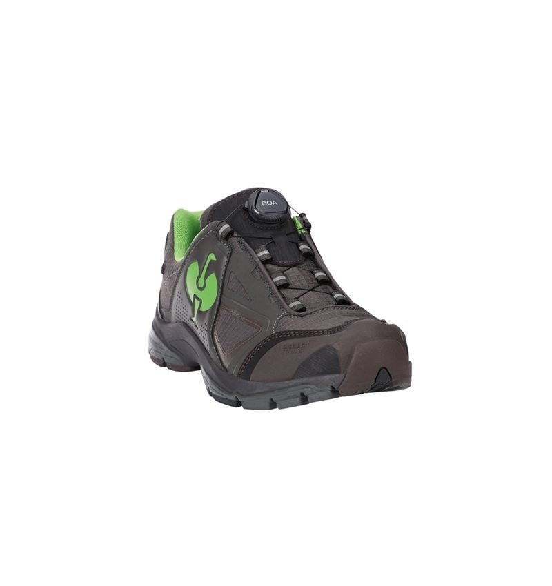Schuhe: O2 Berufsschuhe e.s. Minkar II + kastanie/seegrün 3