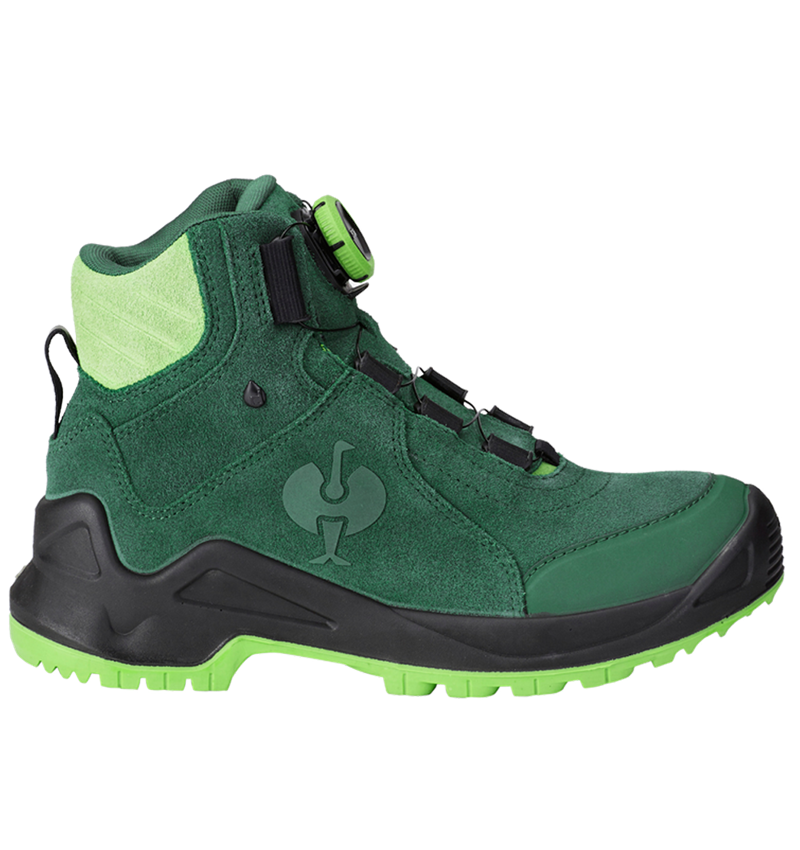 O2: O2 Chaussures de travail e.s. Apate II mid + vert/vert d'eau 2