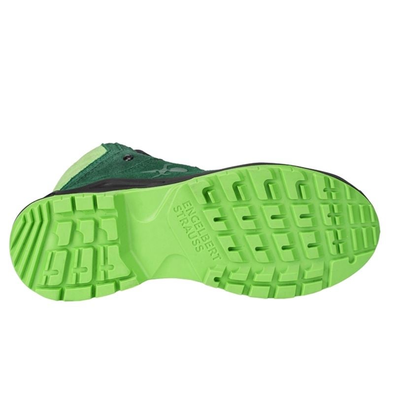 O2: O2 Chaussures de travail e.s. Apate II mid + vert/vert d'eau 4