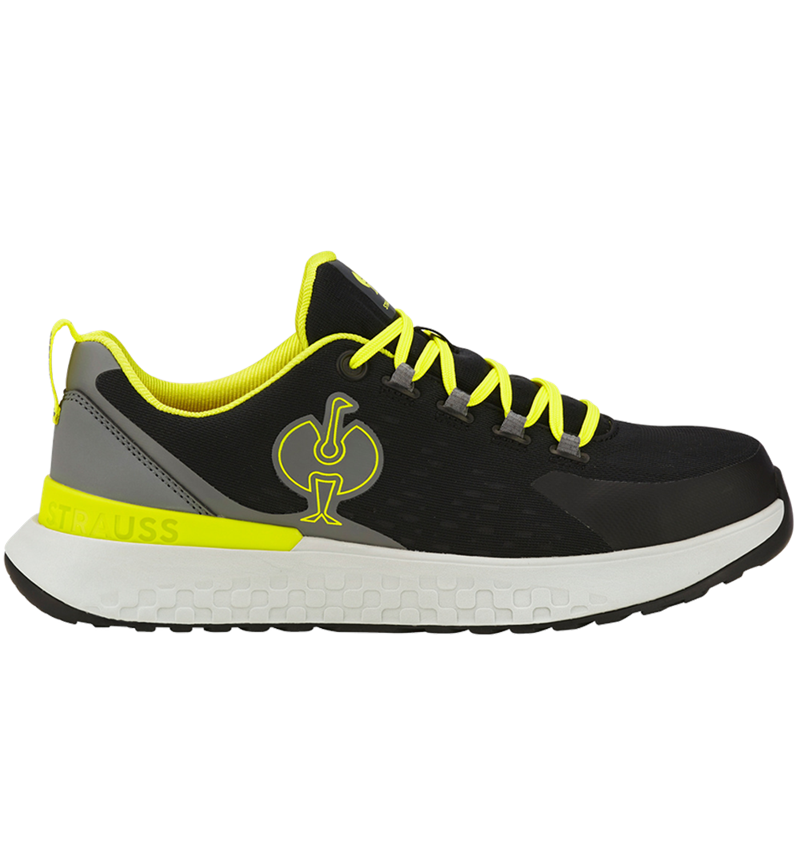Chaussures: SB Chaussures basses de sécurité e.s. Comoe low + noir/jaune acide 2
