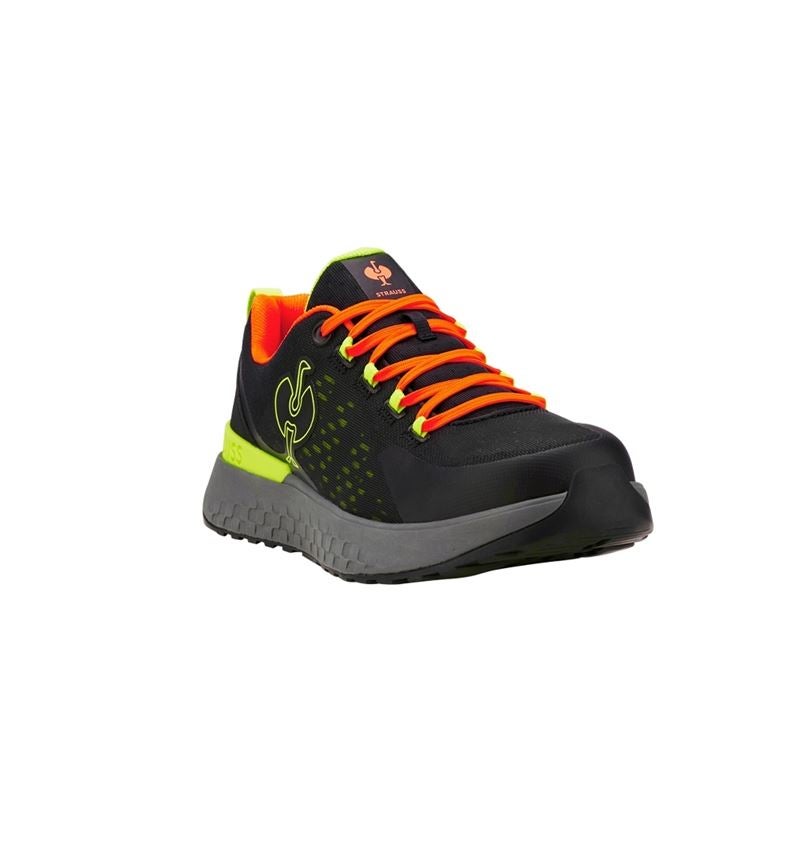 Chaussures: SB Chaussures basses de sécurité e.s. Comoe low + noir/jaune fluo/orange fluo 2