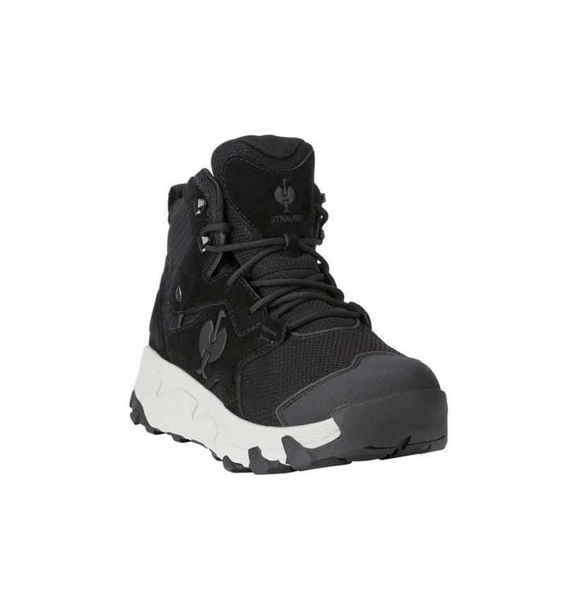 O6: O6 Chaussures professionnes e.s. Rimini mid + noir/gris cristal 4