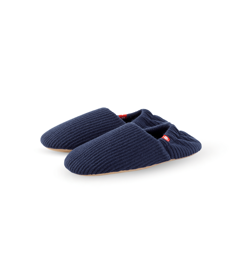 Accessoires: e.s. Chaussons + bleu profond