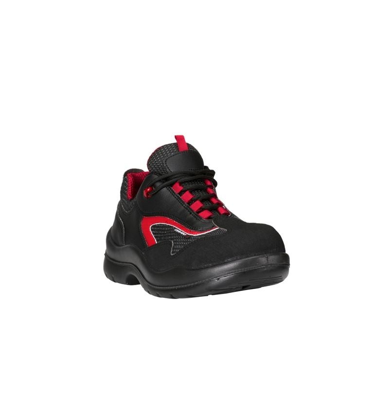 S1P: S1P Chaussures basses de sécurité Comfort12 + noir/rouge 1