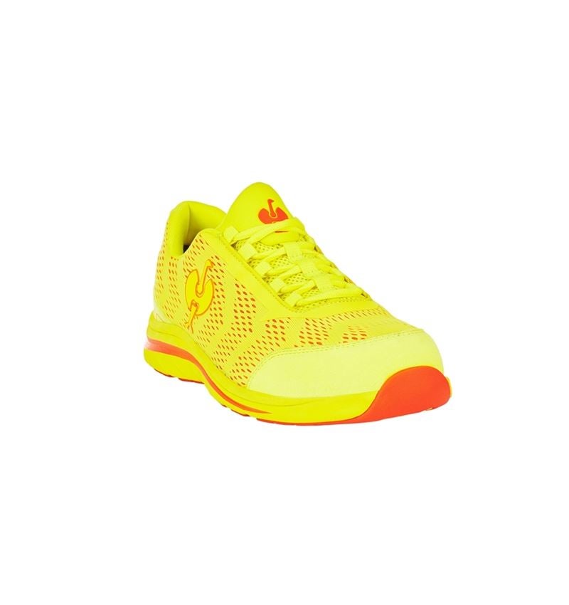 S1: S1 Chaussures basses de sécurité e.s. Tegmen III + jaune fluo/orange fluo 2