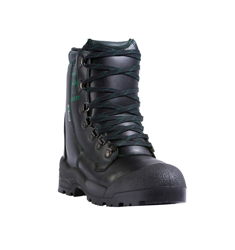 Vêtements sylviculture /anti coupures: S2 Chaussures de sécurité de forestier Alpin + noir 1