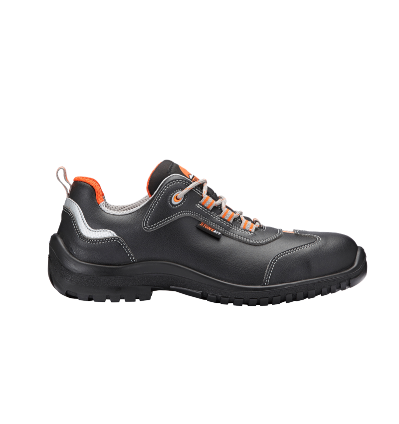 S3: STONEKIT S3 Chaussures basses de sécurité Luke + noir/orange