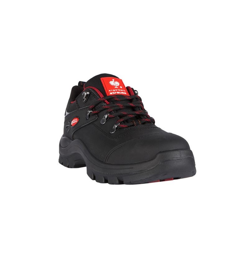 Charpentier / Couvreur_Chaussures: S3 Chaussures basses de sécurité Andrew + noir/rouge 3