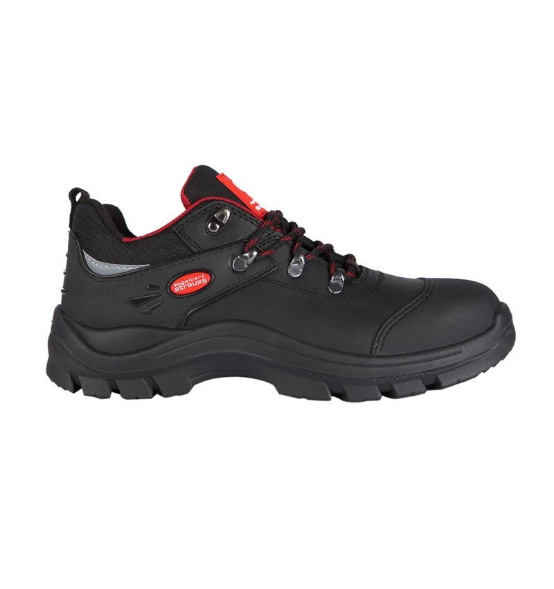 Charpentier / Couvreur_Chaussures: S3 Chaussures basses de sécurité Andrew + noir/rouge 2