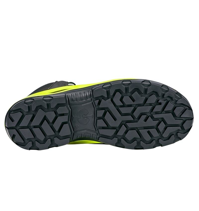 Chaussures: S3 Chaussures hautes de sécurité e.s.Kastra II mid + anthracite/jaune fluo 6