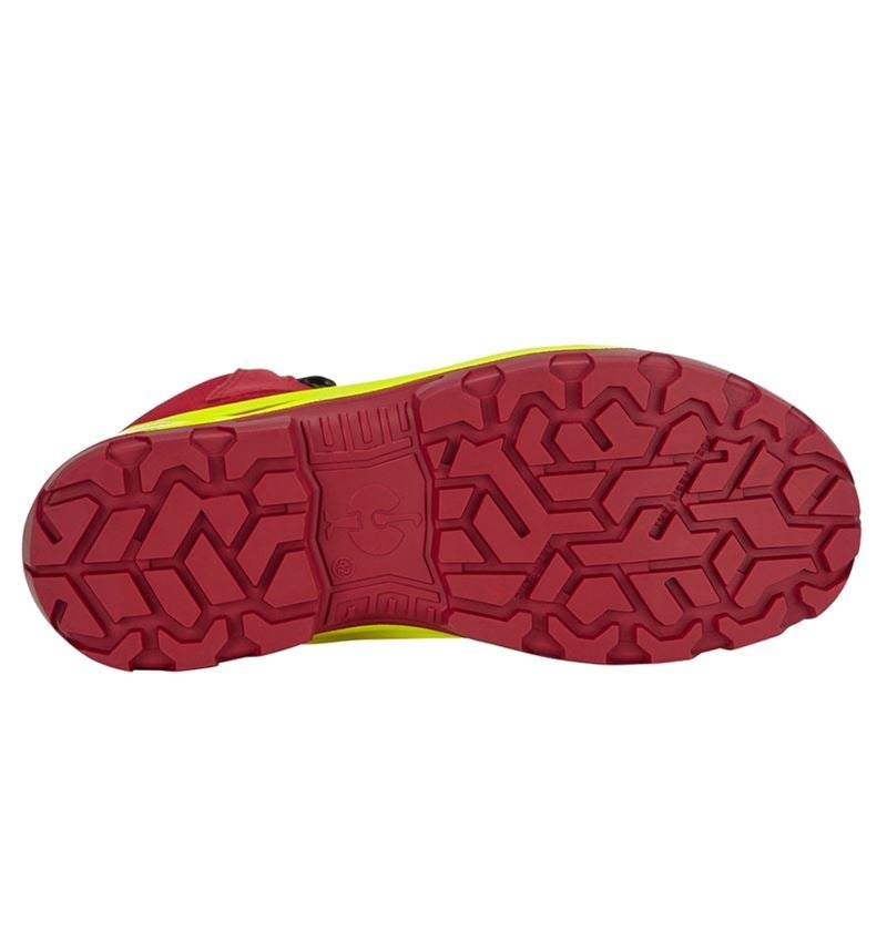 S3: S3 Chaussures hautes de sécurité e.s.Kastra II mid + rouge/jaune fluo 4