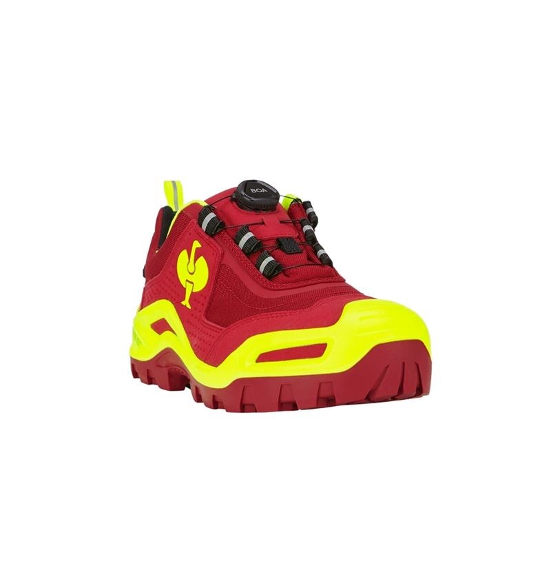 Chaussures: S3 Chaussures hautes de sécurité e.s.Kastra II low + rouge/jaune fluo 4