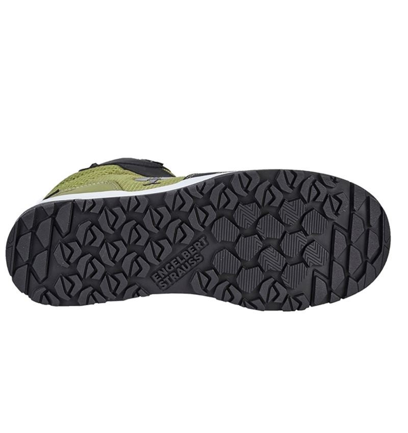 S7: S7 Chaussures hautes de sécurité e.s. Murcia mid + noir/vert montagne 4