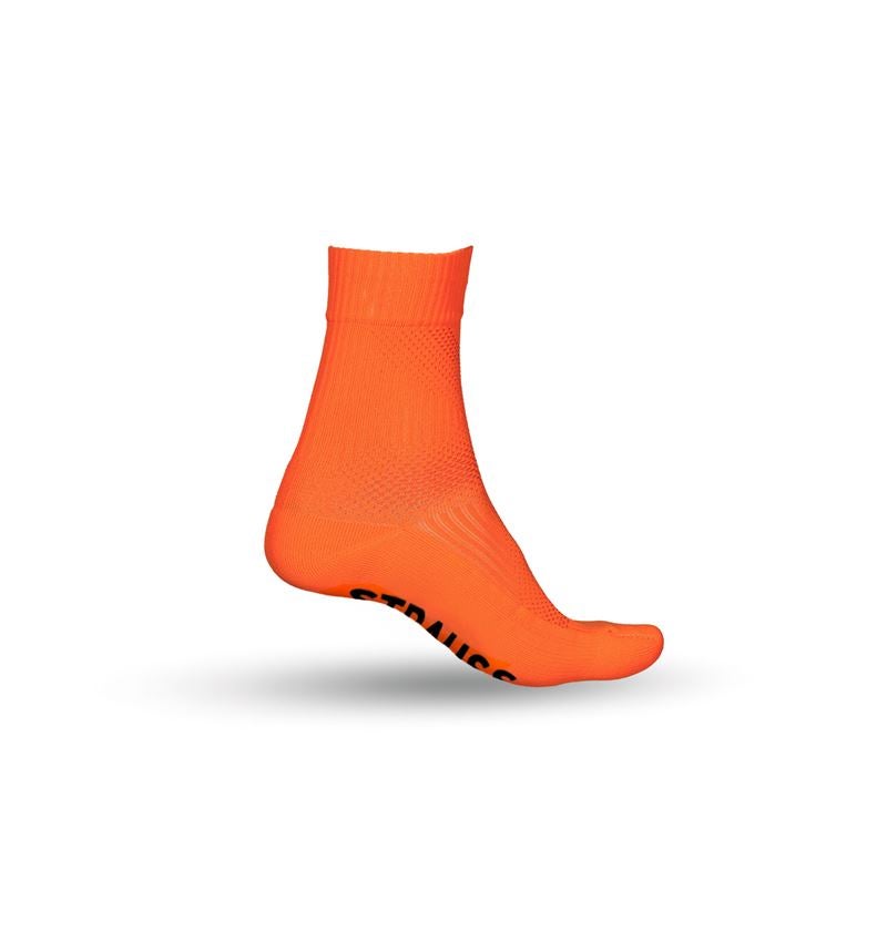 Bekleidung: e.s. Allseason Socken Function light/high + warnorange/dunkelblau