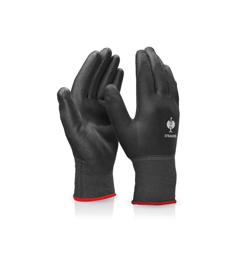 Revêtement: Gants micro PU + noir