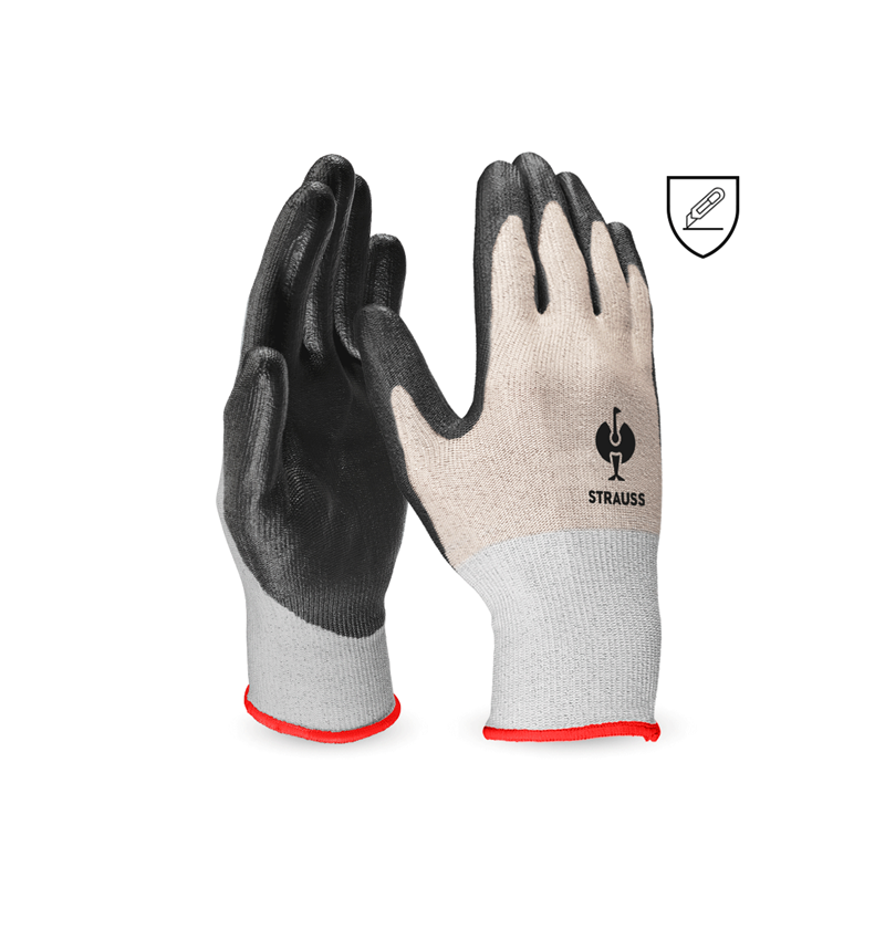 Revêtement: Gants protect. anti-coupe en PU, niveau B