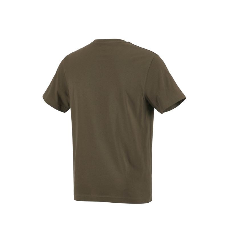 Hauts: e.s. T-shirt cotton + olive 1