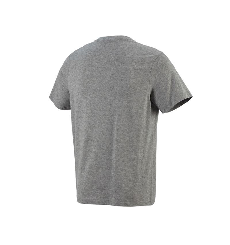 Hauts: e.s. T-shirt cotton + gris mélange 2