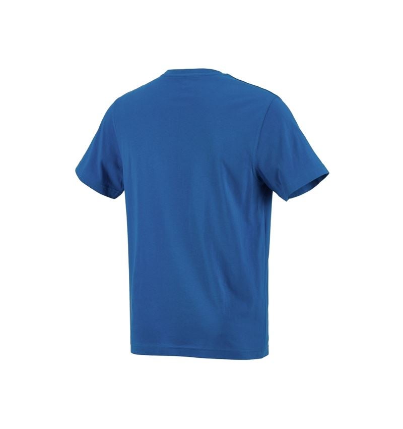 Installateurs / Plombier: e.s. T-shirt cotton + bleu gentiane 3