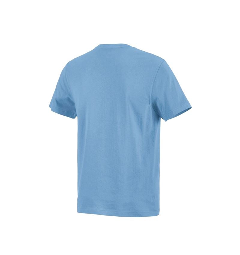 Hauts: e.s. T-shirt cotton + bleu azur 1