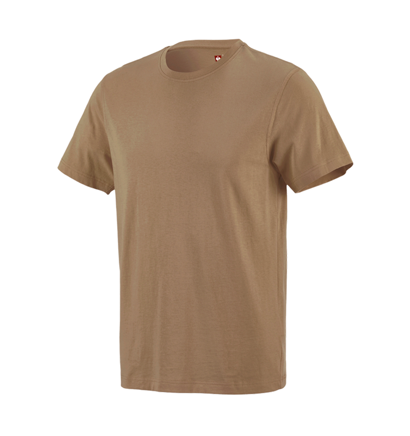 Shirts & Co.: e.s. T-Shirt cotton + khaki 1