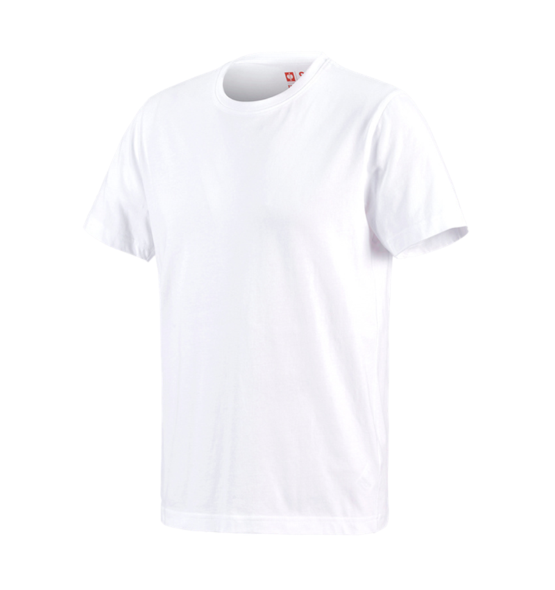 Hauts: e.s. T-shirt cotton + blanc 1