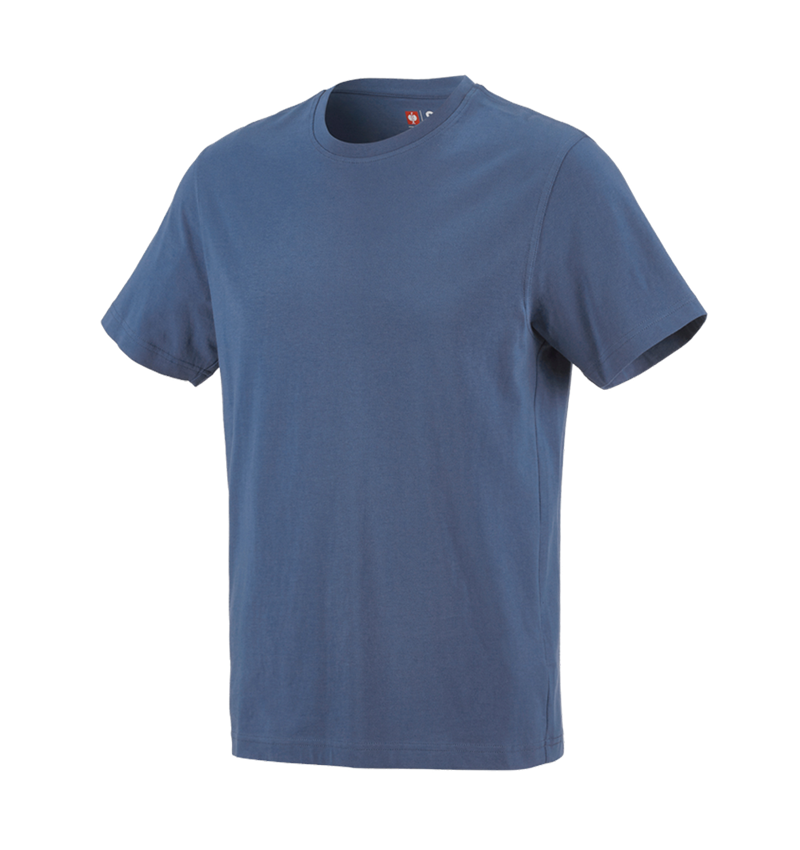 Installateurs / Plombier: e.s. T-shirt cotton + cobalt