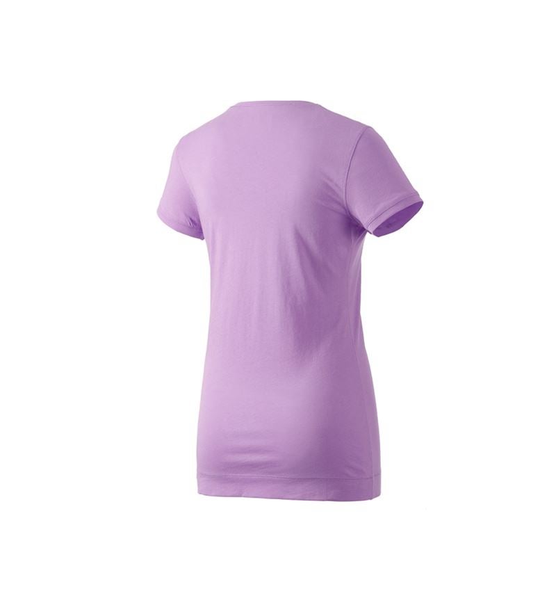 Hauts: e.s. Long shirt cotton, femmes + lavande 2